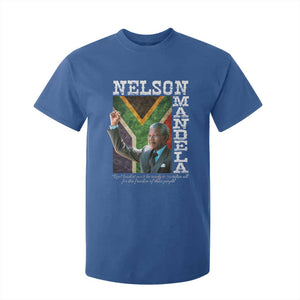 Nelson Mandela Quote T Shirt For Kid Real Leaders Must Be Ready To Sacrifice All For The Freedom TS11 Royal Blue Print Your Wear