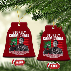 Stokely Carmichael Quote Ceramic Ornament Racism Is Not A Question Of Attitude It's A Question Of Power TS11 Print Your Wear