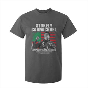 Stokely Carmichael Quote T Shirt For Kid Racism Is Not A Question Of Attitude It's A Question Of Power TS11 Dark Heather Print Your Wear