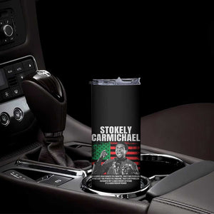 Stokely Carmichael Quote Skinny Tumbler Racism Is Not A Question Of Attitude It's A Question Of Power TS11 Print Your Wear