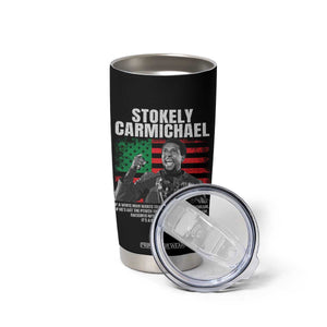 Stokely Carmichael Quote Tumbler Cup Racism Is Not A Question Of Attitude It's A Question Of Power TS11 Print Your Wear