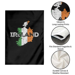 Vintage Irish Map Ireland Pride Souvenir Garden Flag TS11 Print Your Wear