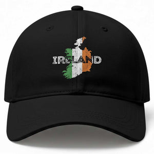 Vintage Irish Map Ireland Pride Souvenir Baseball Cap TS11 Print Your Wear
