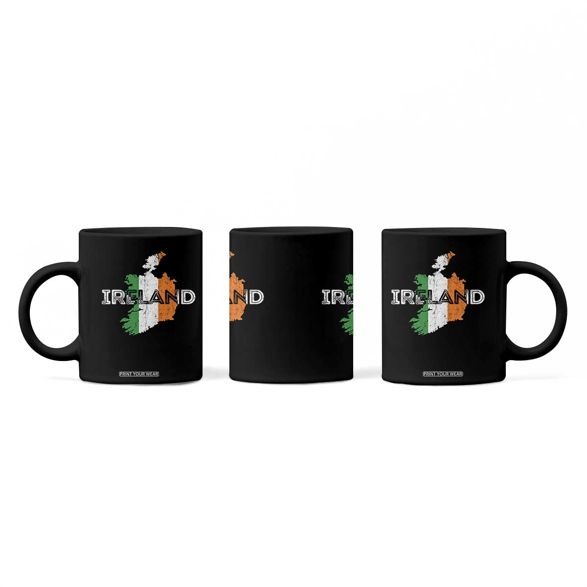 Vintage Irish Map Ireland Pride Souvenir Coffee Mug TS11 Print Your Wear