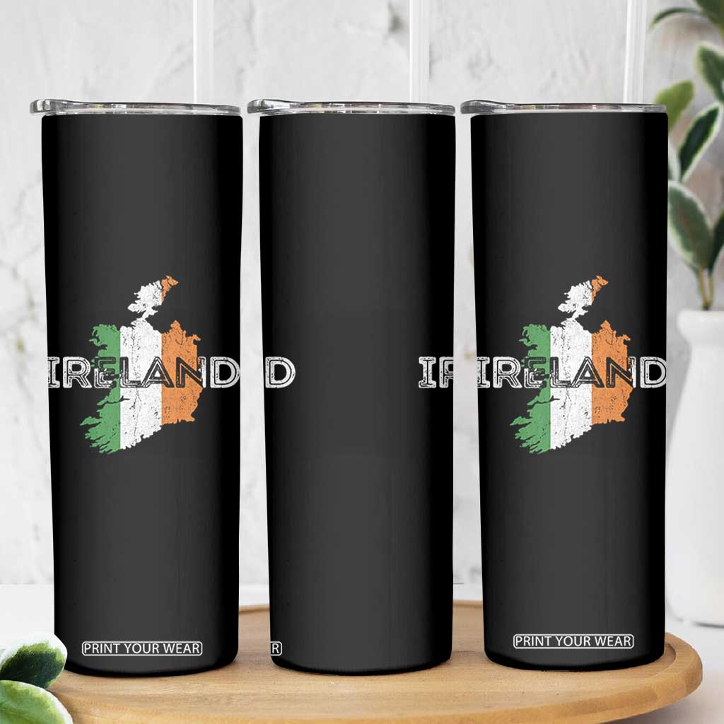 Vintage Irish Map Ireland Pride Souvenir Skinny Tumbler TS11 Print Your Wear