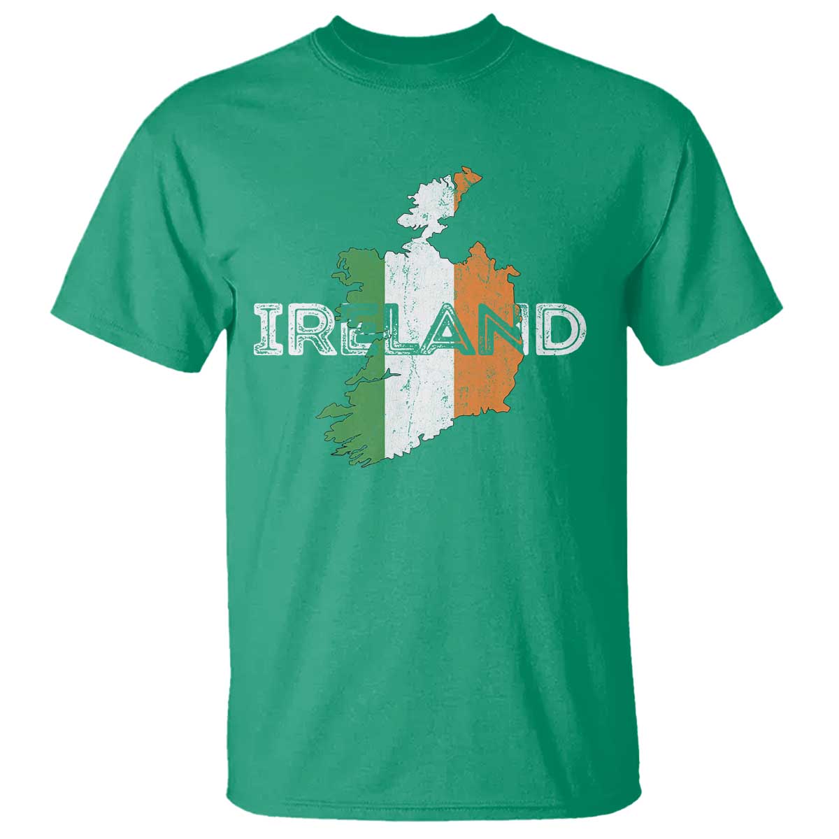 Vintage Irish Map Ireland Pride Souvenir T Shirt TS11 Irish Green Print Your Wear