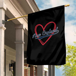 New England Vintage Red Heart Sport Fan Game Day Garden Flag TS11 Print Your Wear