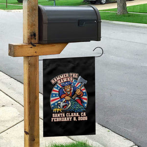 Funny Football Rivarly Garden Flag Hammer The Hawk New England Minutemen Championship TS11 Print Your Wear