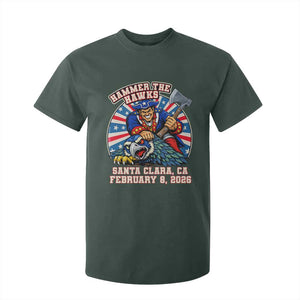 Funny Football Rivarly T Shirt For Kid Hammer The Hawk New England Minutemen Championship TS11 Dark Forest Green Print Your Wear
