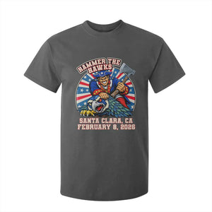 Funny Football Rivarly T Shirt For Kid Hammer The Hawk New England Minutemen Championship TS11 Dark Heather Print Your Wear