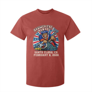 Funny Football Rivarly T Shirt For Kid Hammer The Hawk New England Minutemen Championship TS11 Red Print Your Wear