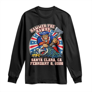 Funny Football Rivarly Long Sleeve Shirt Hammer The Hawk New England Minutemen Championship TS11 Black Print Your Wear