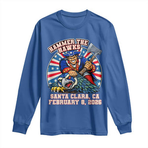 Funny Football Rivarly Long Sleeve Shirt Hammer The Hawk New England Minutemen Championship TS11 Royal Blue Print Your Wear