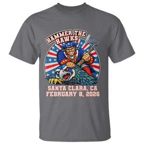 Funny Football Rivarly T Shirt Hammer The Hawk New England Minutemen Championship TS11 Charcoal Print Your Wear