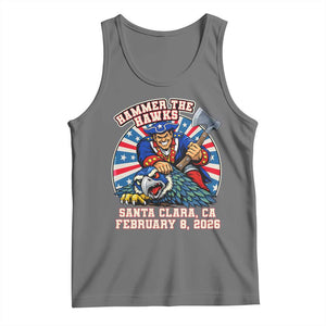 Funny Football Rivarly Tank Top Hammer The Hawk New England Minutemen Championship TS11 Black Heather Print Your Wear