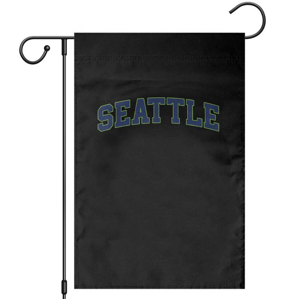 Seattle Fan Garden Flag Vintage Athletic Sports City Game Day TS11 Black Print Your Wear