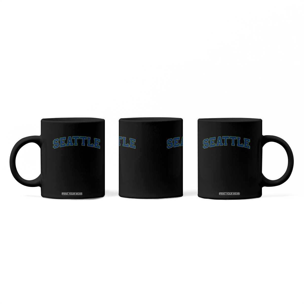 Seattle Fan Coffee Mug Vintage Athletic Sports City Game Day TS11 Print Your Wear