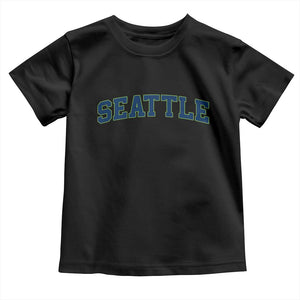 Seattle Fan Toddler T Shirt Vintage Athletic Sports City Game Day TS11 Black Print Your Wear