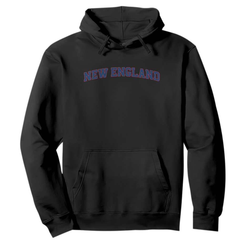 New England Fan Hoodie Vintage Athletic Sports Game Day TS11 Black Print Your Wear