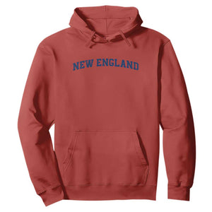 New England Fan Hoodie Vintage Athletic Sports Game Day TS11 Red Print Your Wear