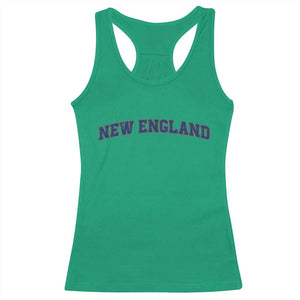 New England Fan Racerback Tank Top Vintage Athletic Sports Game Day TS11 Irish Green Print Your Wear