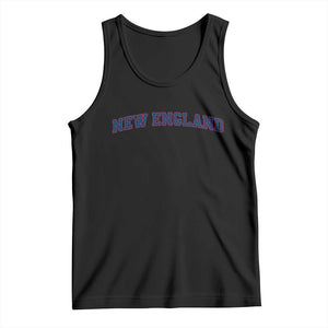 New England Fan Tank Top Vintage Athletic Sports Game Day TS11 Black Print Your Wear