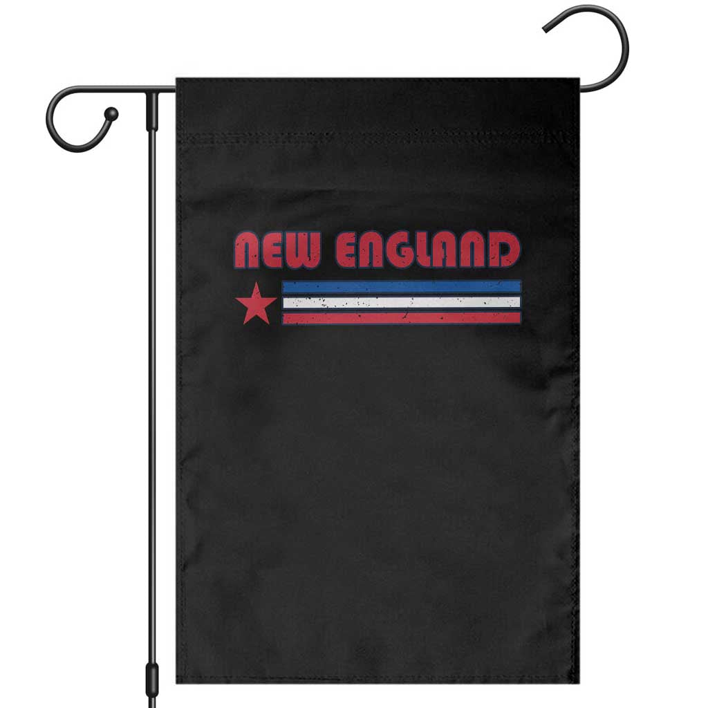 New England Fan Garden Flag Vintage Athletic Sports Star And Stripes TS11 Black Print Your Wear