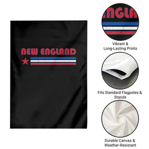 New England Fan Garden Flag Vintage Athletic Sports Star And Stripes TS11 Print Your Wear