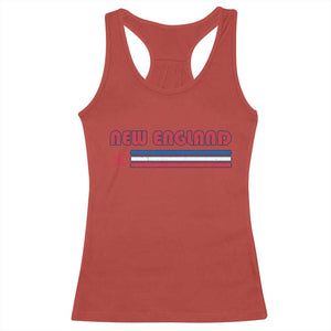 New England Fan Racerback Tank Top Vintage Athletic Sports Star And Stripes TS11 Red Print Your Wear