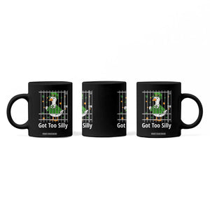 Funny Got Too Silly St Patricks Day Coffee Mug Goose Pun Humor Animal Lovers Shamrock TS11 Print Your Wear