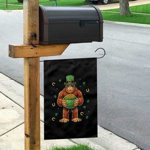 Funny St Patricks Day Bigfoot Lucky Pot Gold Sunglasses Sasquatch Garden Flag TS11 Print Your Wear