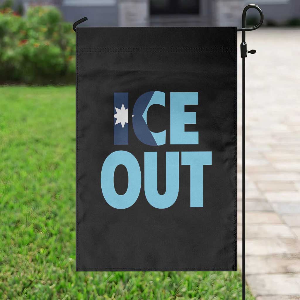 Minnesota Ice Out Garden Flag MN State Anti Ice Movement Protest Statement TS11 Print Your Wear