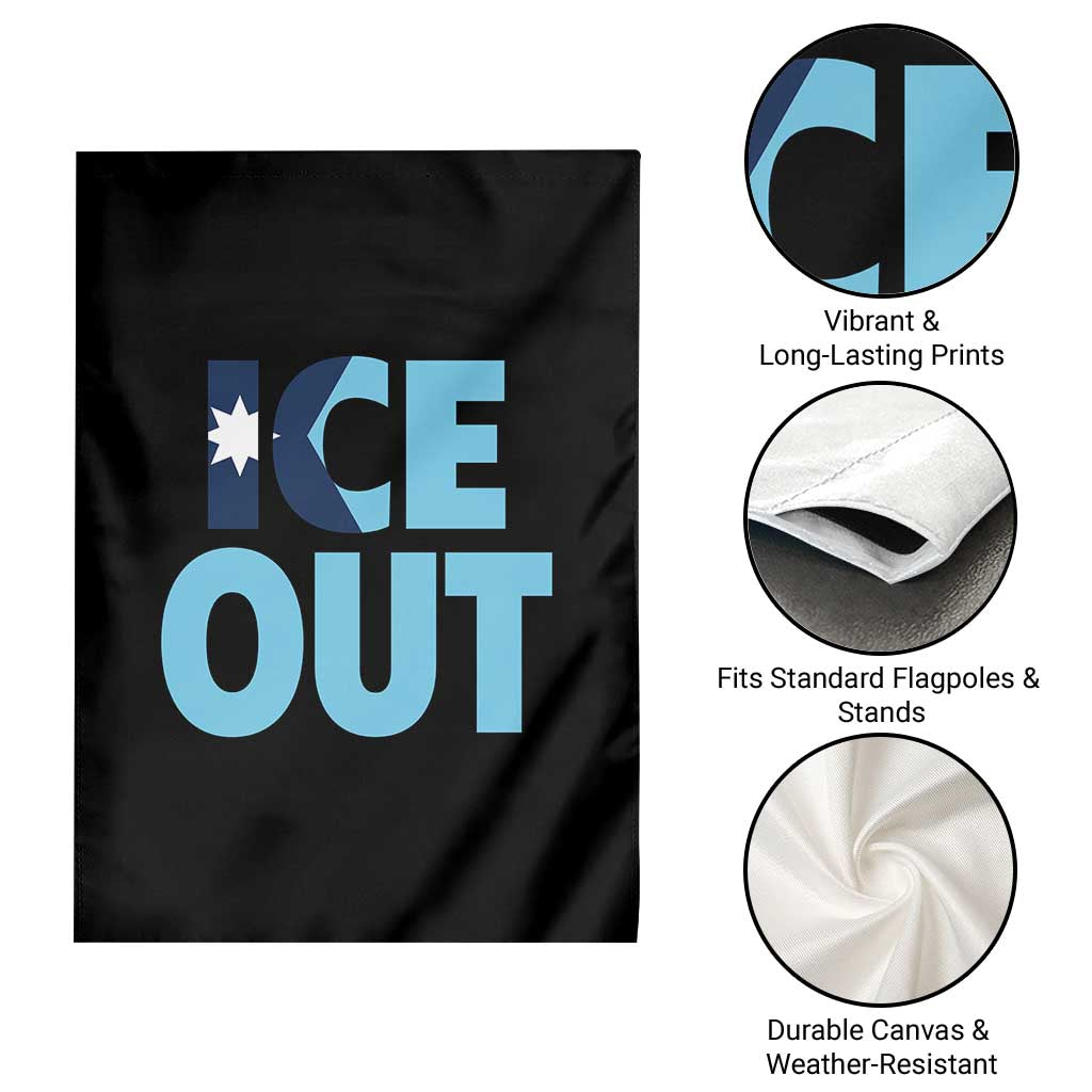 Minnesota Ice Out Garden Flag MN State Anti Ice Movement Protest Statement TS11 Print Your Wear