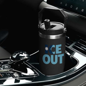 Minnesota Ice Out Flip Straw Tumbler MN State Anti Ice Movement Protest Statement TS11 Print Your Wear