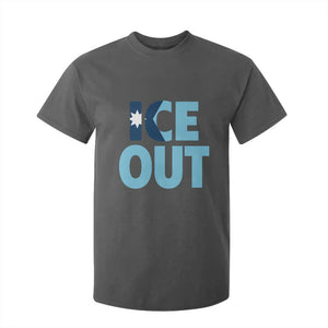 Minnesota Ice Out T Shirt For Kid MN State Anti Ice Movement Protest Statement TS11 Dark Heather Print Your Wear