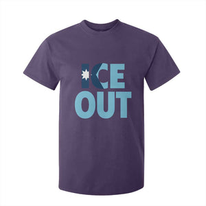 Minnesota Ice Out T Shirt For Kid MN State Anti Ice Movement Protest Statement TS11 Purple Print Your Wear