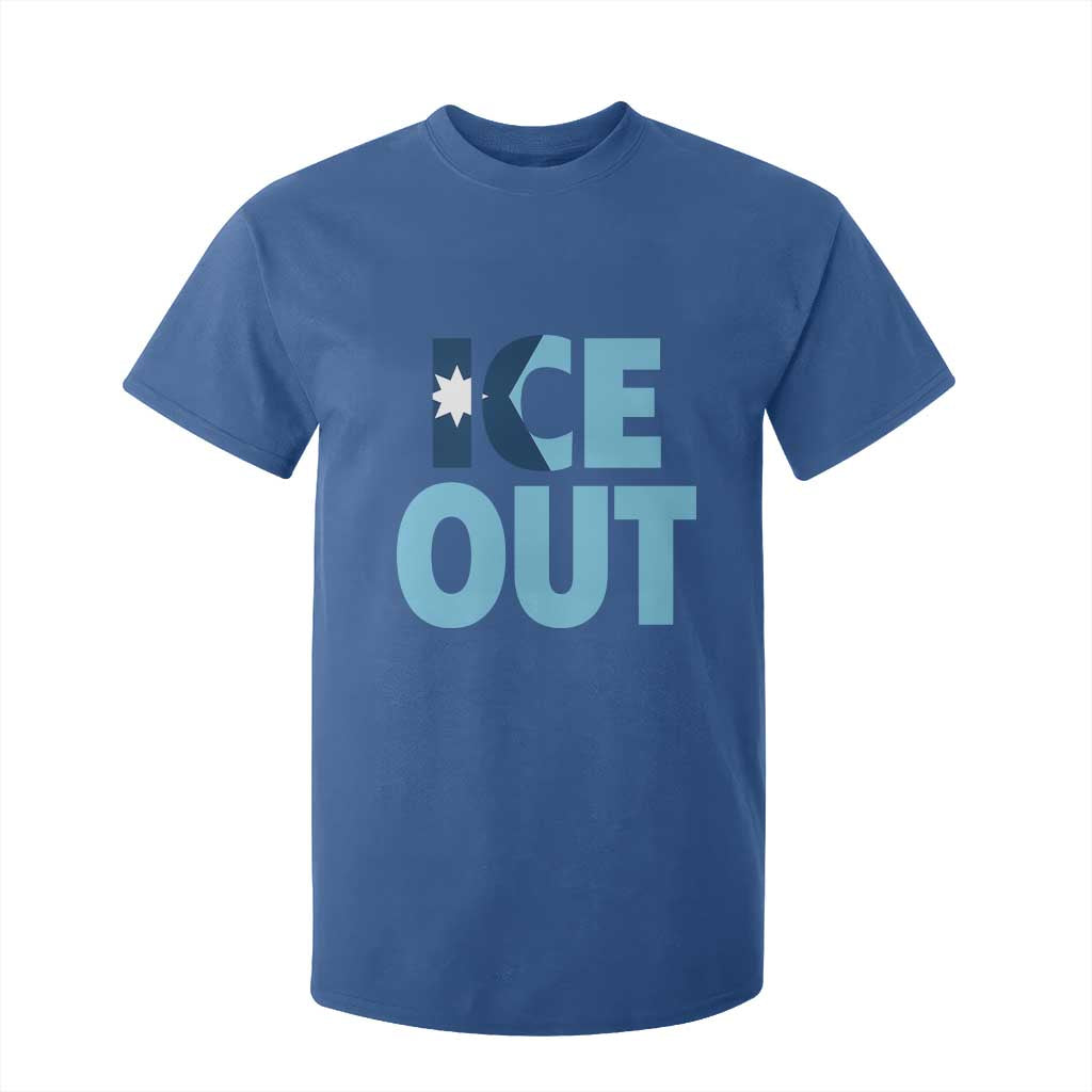 Minnesota Ice Out T Shirt For Kid MN State Anti Ice Movement Protest Statement TS11 Royal Blue Print Your Wear