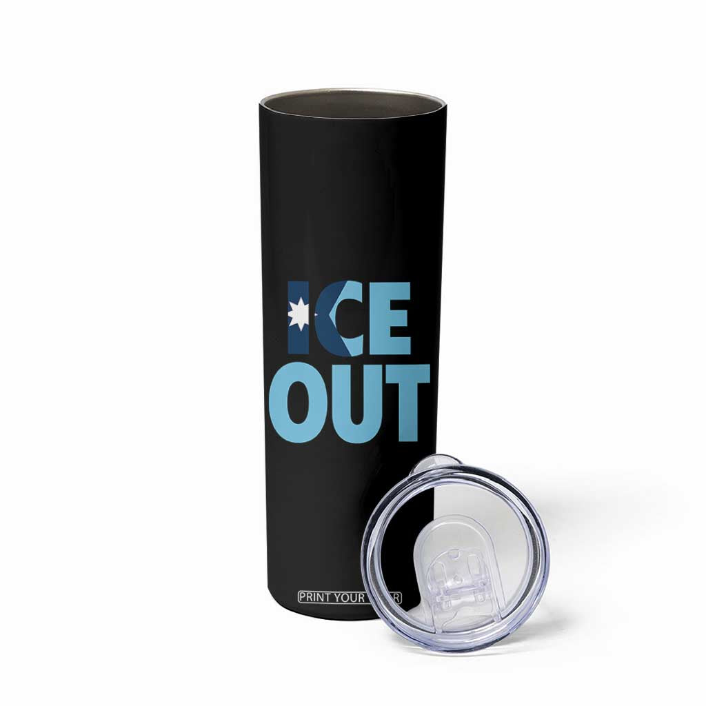Minnesota Ice Out Skinny Tumbler MN State Anti Ice Movement Protest Statement TS11 Print Your Wear