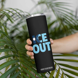 Minnesota Ice Out Skinny Tumbler MN State Anti Ice Movement Protest Statement TS11 Print Your Wear