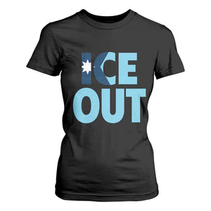 Minnesota Ice Out T Shirt For Women MN State Anti Ice Movement Protest Statement TS11 Black Print Your Wear