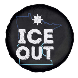 Ice Out Of Minnesota Spare Tire Cover MN Map Immigration Protest Community Resistance TS11 Print Your Wear