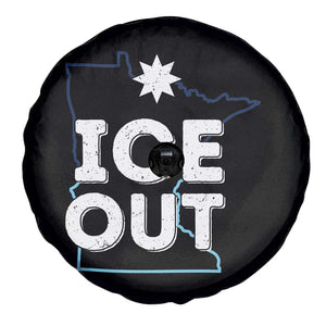 Ice Out Of Minnesota Spare Tire Cover MN Map Immigration Protest Community Resistance TS11 Print Your Wear