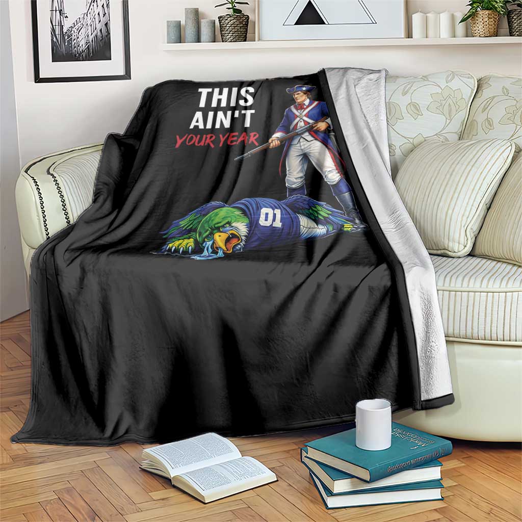 Funny Football Rivarly Throw Blanket This Aint Your Year New England Minutemen Championship TS11 Print Your Wear