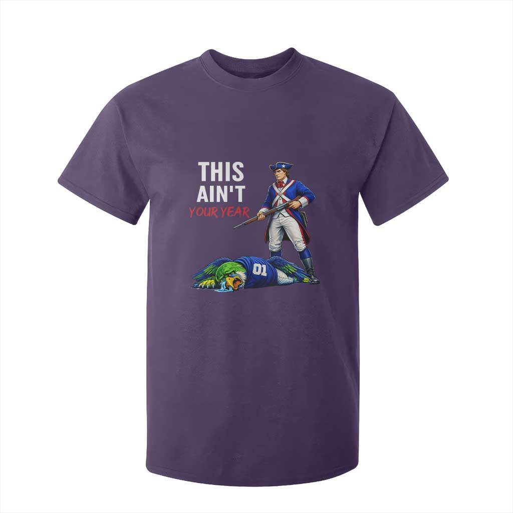 Funny Football Rivarly T Shirt For Kid This Aint Your Year New England Minutemen Championship TS11 Purple Print Your Wear