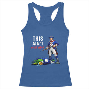 Funny Football Rivarly Racerback Tank Top This Aint Your Year New England Minutemen Championship TS11 Royal Blue Print Your Wear