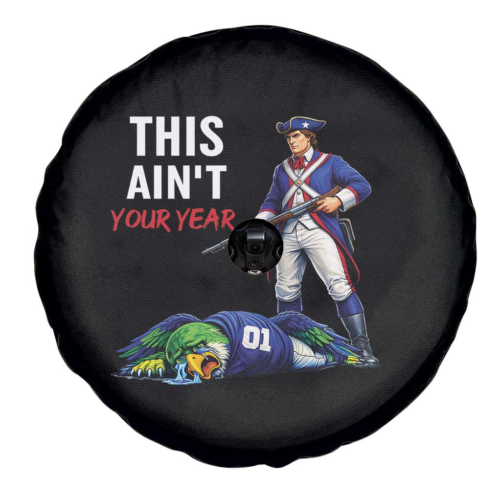 Funny Football Rivarly Spare Tire Cover This Aint Your Year New England Minutemen Championship TS11 Print Your Wear