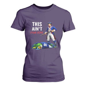 Funny Football Rivarly T Shirt For Women This Aint Your Year New England Minutemen Championship TS11 Purple Print Your Wear