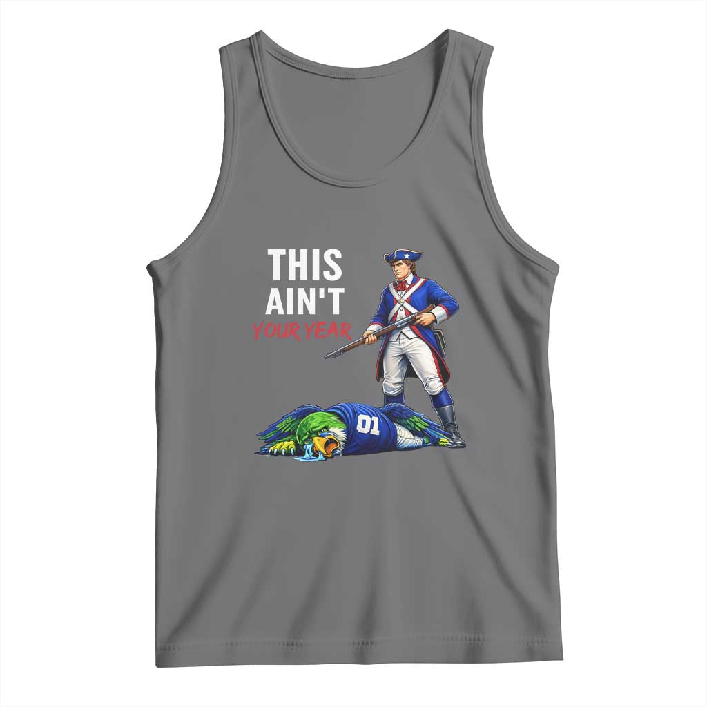 Funny Football Rivarly Tank Top This Aint Your Year New England Minutemen Championship TS11 Black Heather Print Your Wear