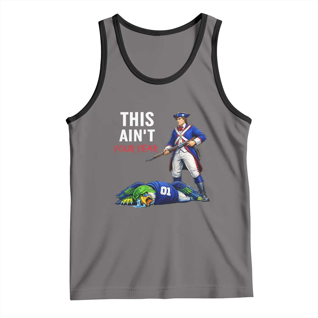 Funny Football Rivarly Tank Top This Aint Your Year New England Minutemen Championship TS11 Deep Heather Black Print Your Wear