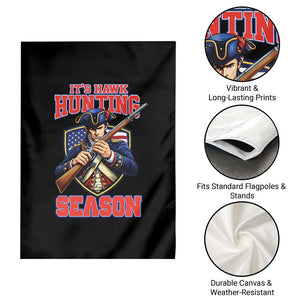 Funny New England Minutemen Football Rivarly Garden Flag It Is Hawk Hunting Season TS11 Print Your Wear